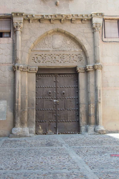 Entrée Mudejar Maison Appartenant Famille Toledo Tolède Espagne — Photo