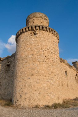 Castillo de los Silva kulesi, Barcience, Toledo vilayeti. İspanya