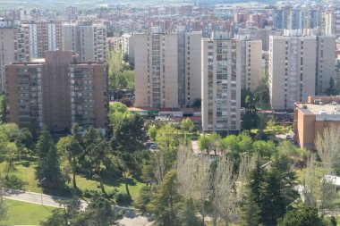 set of blocks of flats in a neighborhood of Madrid