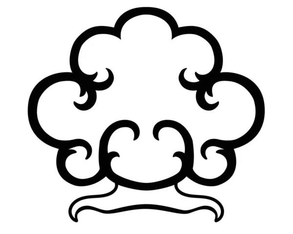 Буш Стилізований Фея Кущ Ілюстрації Кольору Напрямок Елемент Рослини Логотипу — стоковий вектор