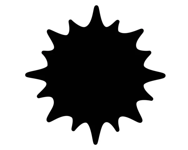 Zaćmienie Słońca Słońce Zdjęcie Logo Lub Piktogramu Zdjęcie Zaćmienia Dla — Wektor stockowy