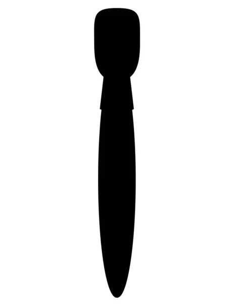 Boya Fırçası Düz Sanat Aracı Logo Veya Piktogram Için Vektör — Stok Vektör
