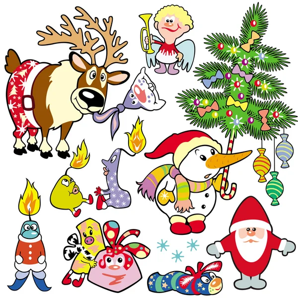 Set de Navidad para niños — Archivo Imágenes Vectoriales