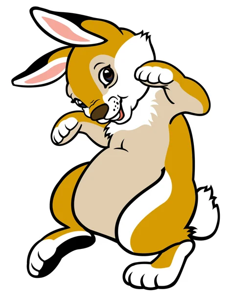 Barnslig bunny — Stock vektor