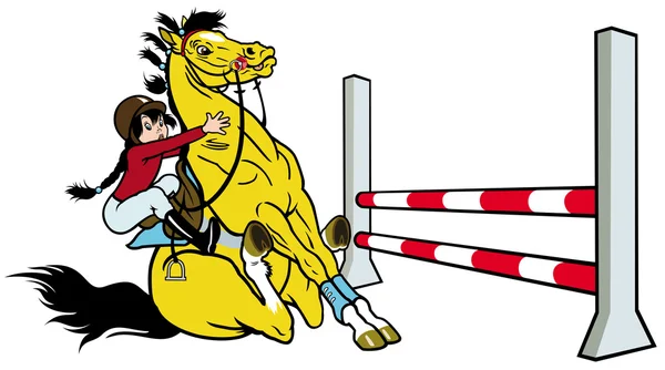 Vektorgrafiken Komische Cartoon Springende Pferd Vektorbilder Komische Cartoon Springende Pferd Depositphotos