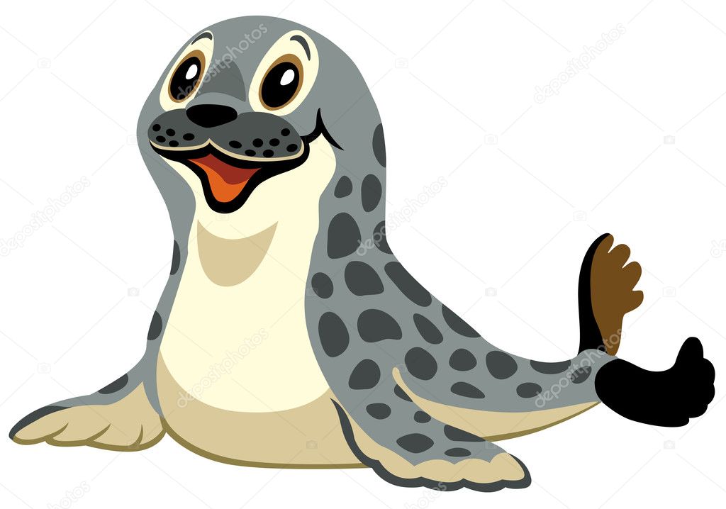 Cartoon seal