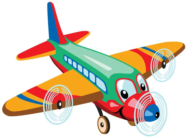 Avion infantil imágenes de stock de arte vectorial | Depositphotos