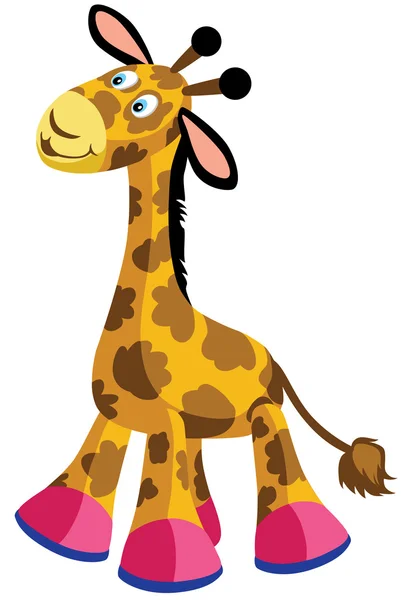 Girafe jouet — Image vectorielle