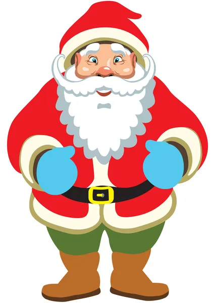 Cartoon santa claus — Stock Vector