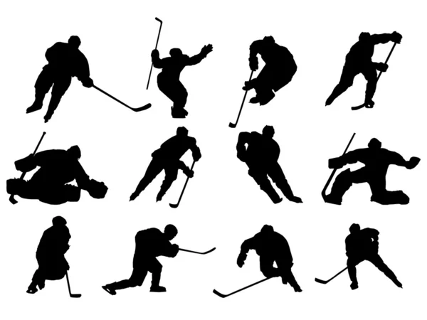 Eishockey-Vektor — Stockvektor