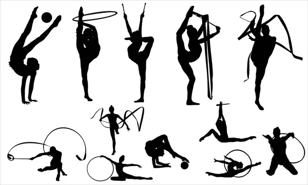 Gymnastique — Image vectorielle