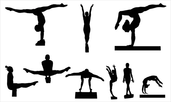 Gymnastique — Image vectorielle