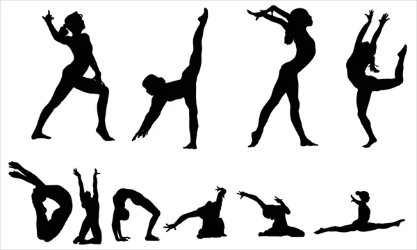 Gymnastique — Image vectorielle