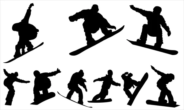 Snowboard — Vector de stock