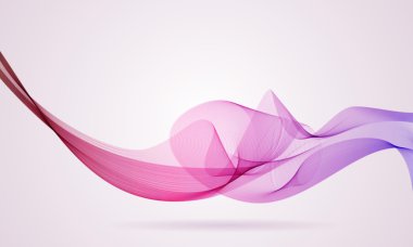 pembe ve mor dumanlı dalga