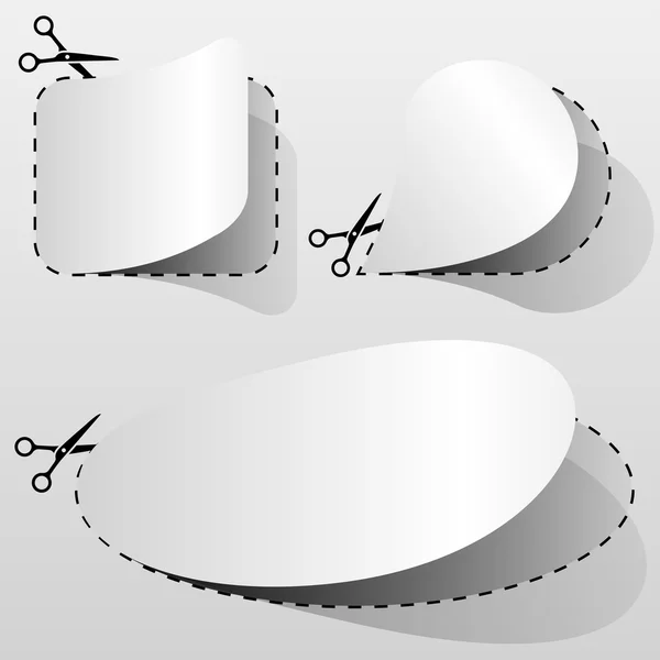 Boş beyaz reklam kuponu