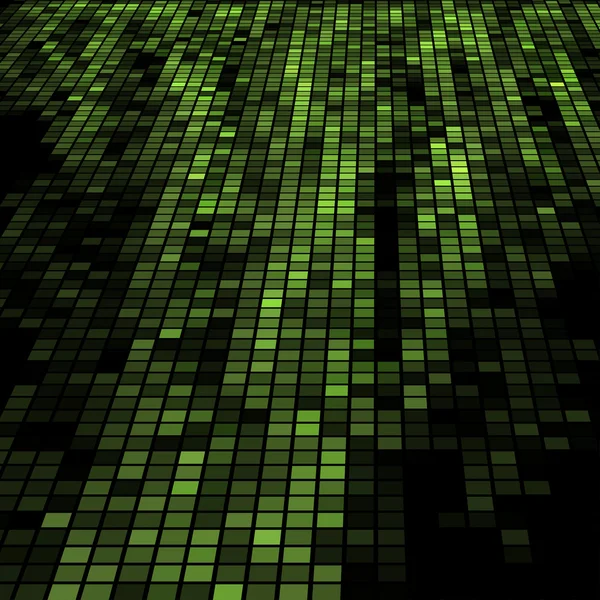 Тло темно-зеленої 3D мозаїки технології . — стоковий вектор