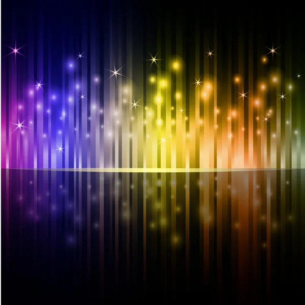 Colorful vertical stripes dark vector background. — Stock Vector