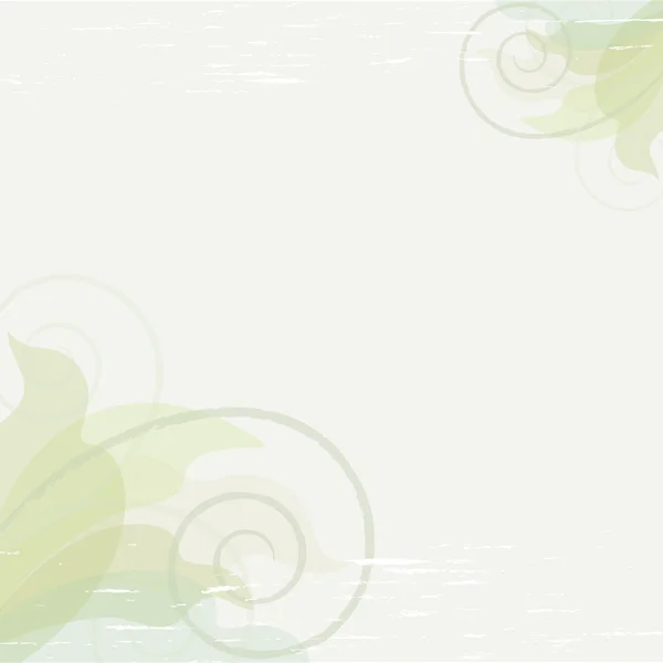 パステル調の緑の夏のベクトルの背景 — ストックベクタ