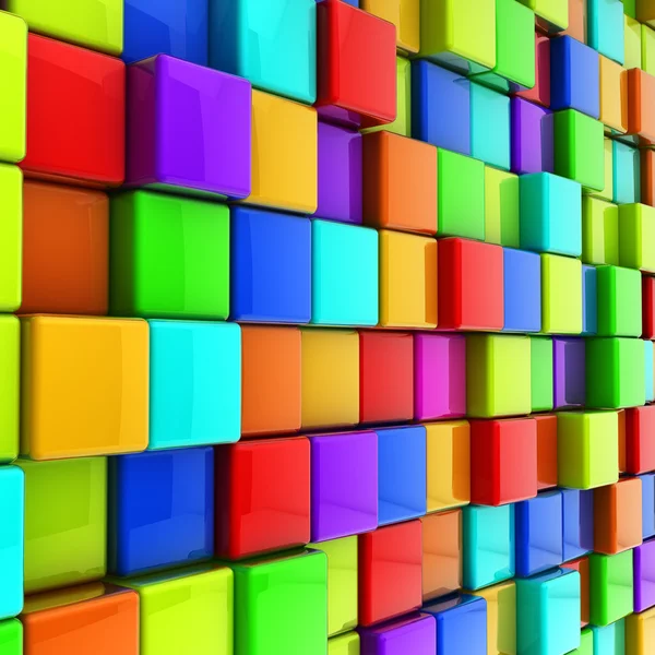 Cubes wall background. — Stock Photo, Image