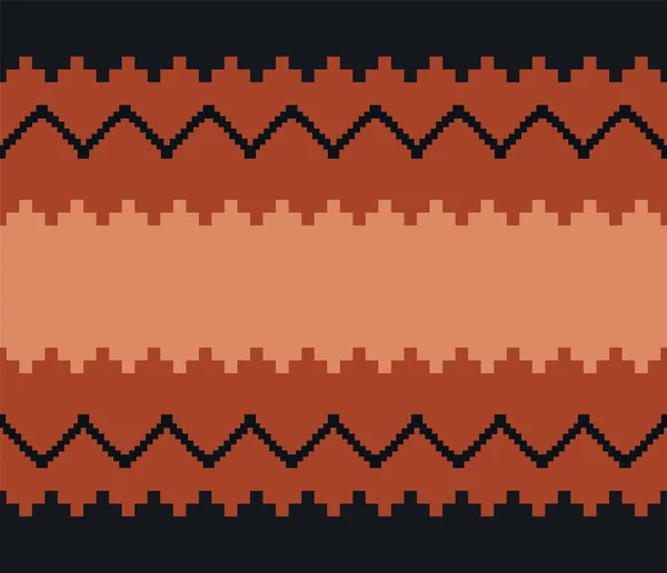 Padrão Navajo Sem Costura Original Feito Vetor Desenho Geométrico Tapete —  Vetores de Stock