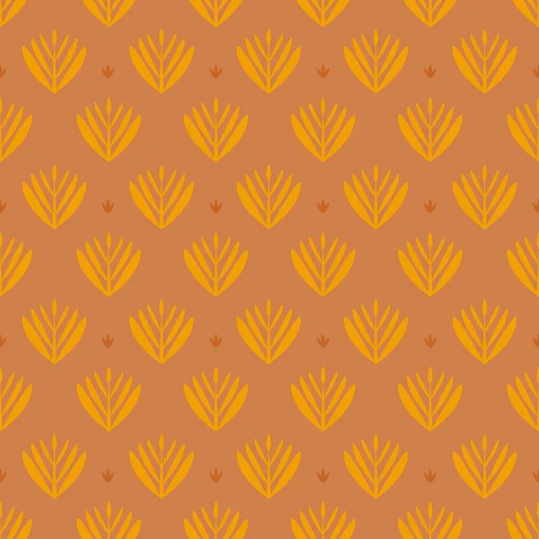 Векторний Елегантний Мінімалістичний Геометричний Квітковий Візерунок Проста Безшовна Текстура Крихітними — стоковий вектор