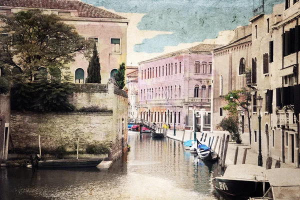 Veneza, obra de arte em estilo de pintura — Fotografia de Stock