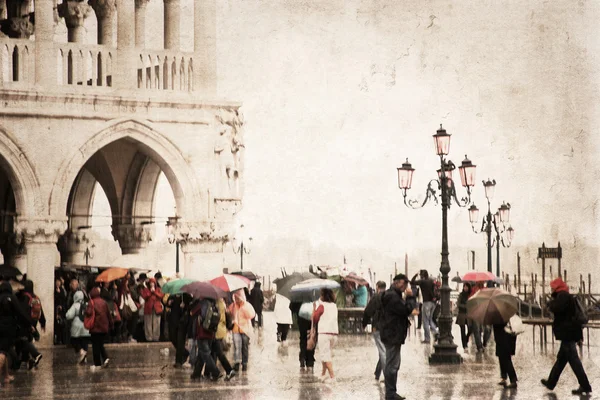 Venise, œuvre d'art en style peinture — Photo