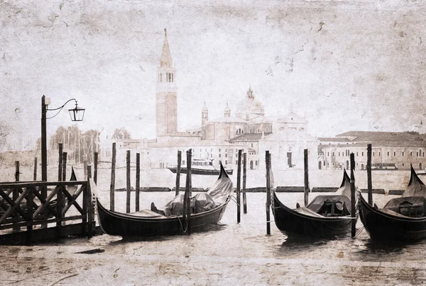 Venedig, konstverk i retrostil — Stockfoto