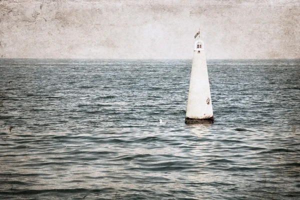 Image in grunge style, sea — Stock Photo, Image