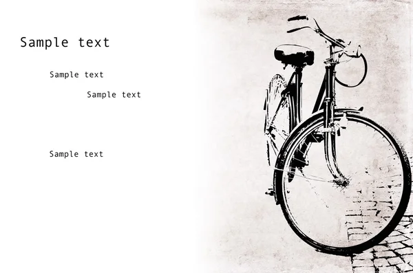 Ilustracja, rower — Zdjęcie stockowe