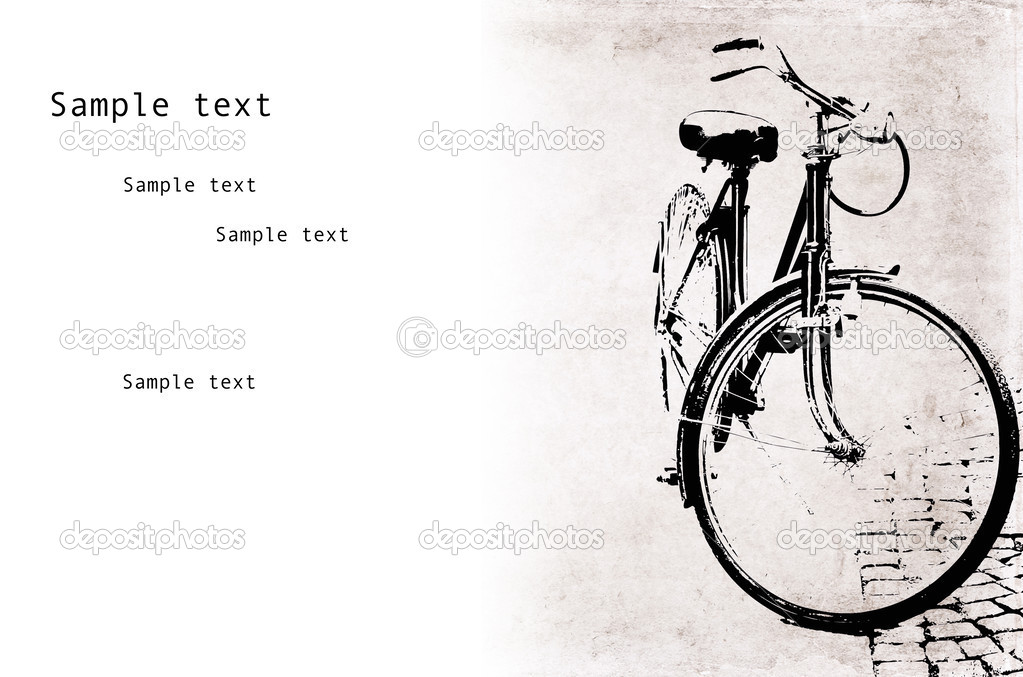 illustration, bicycle