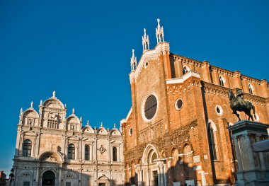 Basilica di San Giovani e Paolo in Venice, Italy clipart