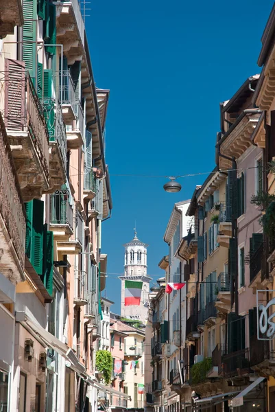 Torre Lamberti em Verona — Fotografia de Stock