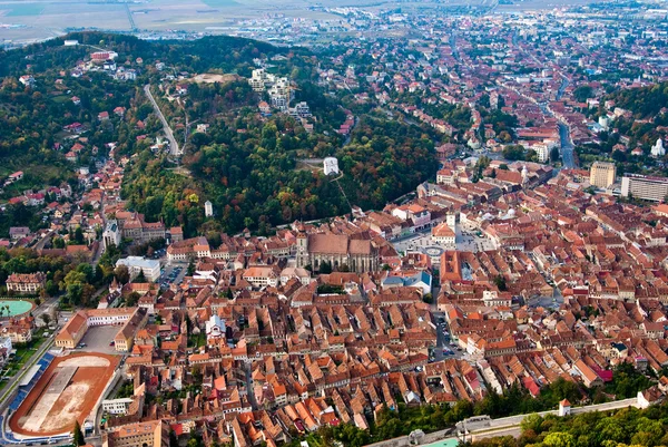 Vista superior de Brasov —  Fotos de Stock