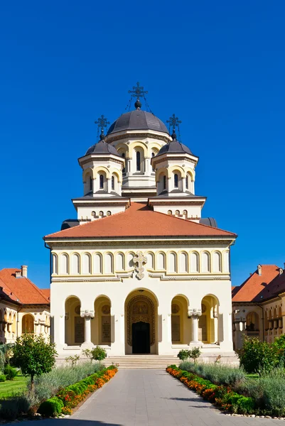 Kościół w alba iulia, Rumunia — Zdjęcie stockowe