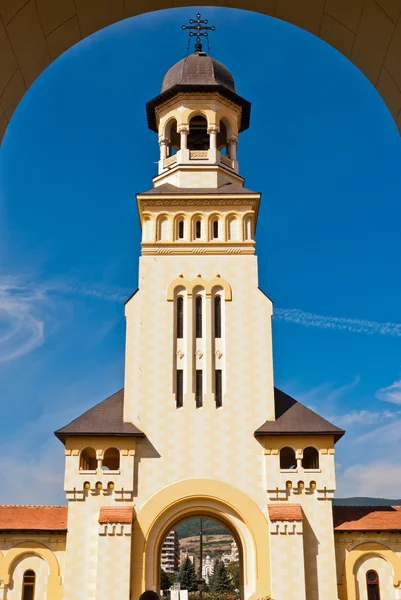 Campanario de la Catedral Arzobispal, Alba Iulia —  Fotos de Stock