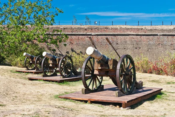 Old artillery cannons — Stock Photo, Image