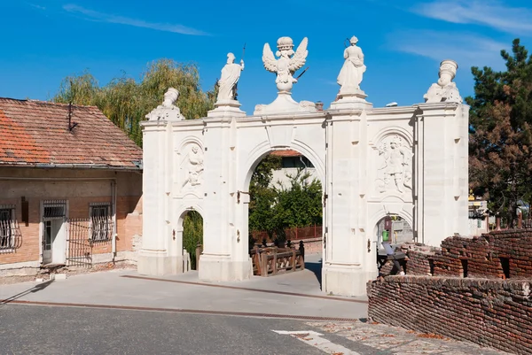 Ворота крепости Альба-Юлия — стоковое фото