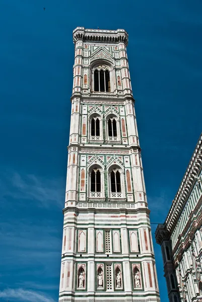 Campanile, bell tower Florencie, Toskánsko — Stock fotografie