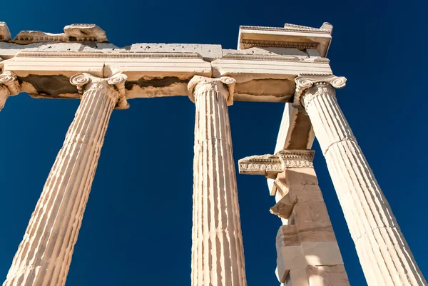 Dettaglio del tempio del Partenone Acropoli — Foto Stock
