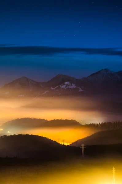 Visión general de Brasov — Foto de Stock