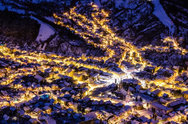 Visión general de Brasov — Foto de Stock