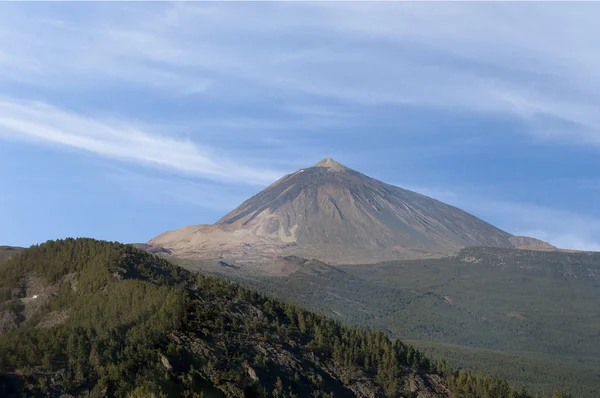 Vulcão Teide em Tenerife, nas Ilhas Canárias — Fotografia de Stock