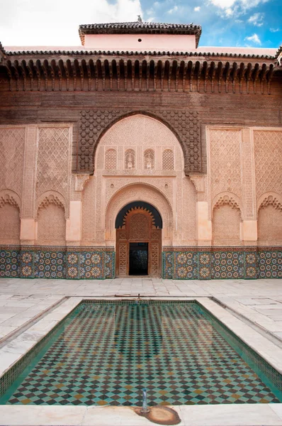 Courtyard Marakeş, Fas — Stok fotoğraf