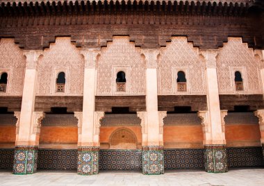 Courtyard dekorasyon Marakeş, Fas