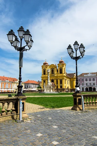 Unirii Square in Timisoara, Romania — Stock Photo, Image