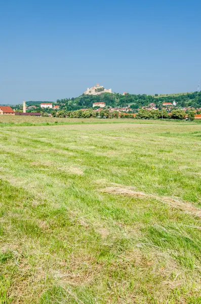 Paisaje rural en Transilvania, Rupea — Foto de Stock