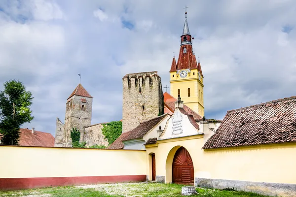 Stary kościół w cristian, brasov, Rumunia — Zdjęcie stockowe