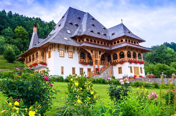 Barsana monastery complex in Maramures — Stock Photo, Image